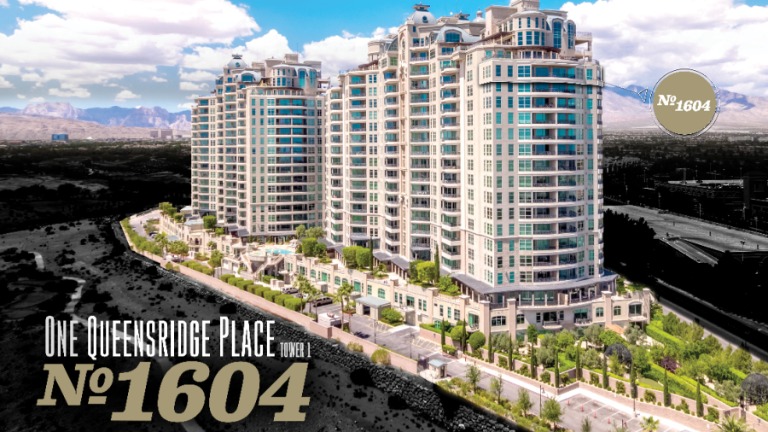 Exclusive Penthouse in One Queensridge Place Nicole Tomlinson The Ivan Sher Group - BHHS Nevada Properties